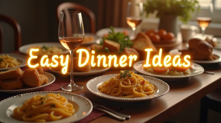 Easy Dinner Ideas: Delicious Meals That Save Time (and Sanity!)