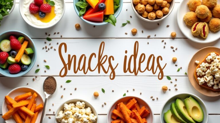 Snacks Ideas: Delicious, Quick, and Healthy Options for Every Craving
