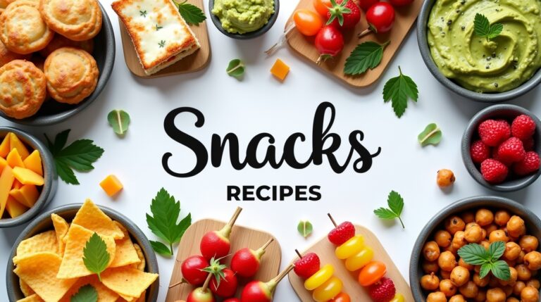 Snacks Recipes: Easy, Tasty, and Healthy Ideas for Every Craving