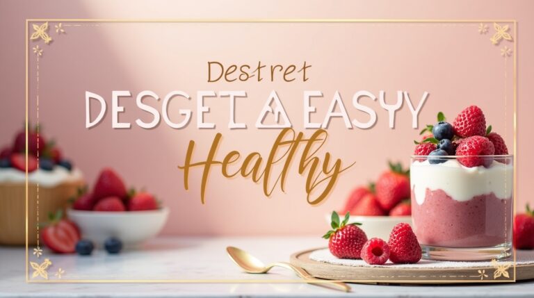 Desserts Easy Healthy: Sweet Treats Without the Guilt