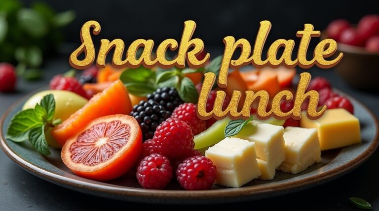 Snack Plate Lunch: The Ultimate Guide to Healthy, Easy & Delicious Meals