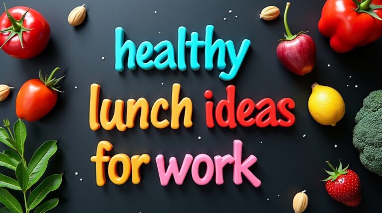 Healthy Lunch Ideas for Work: Easy, Delicious & Meal-Prep Friendly Options