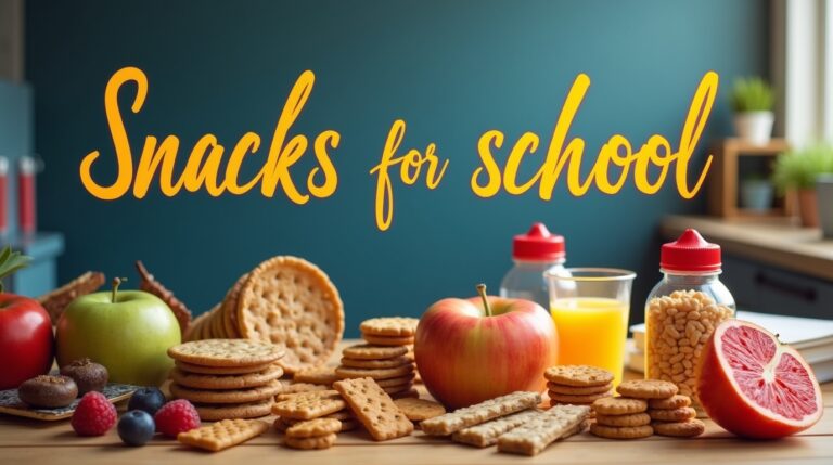 Snacks for School: Fun, Easy & Healthy Ideas for Kids