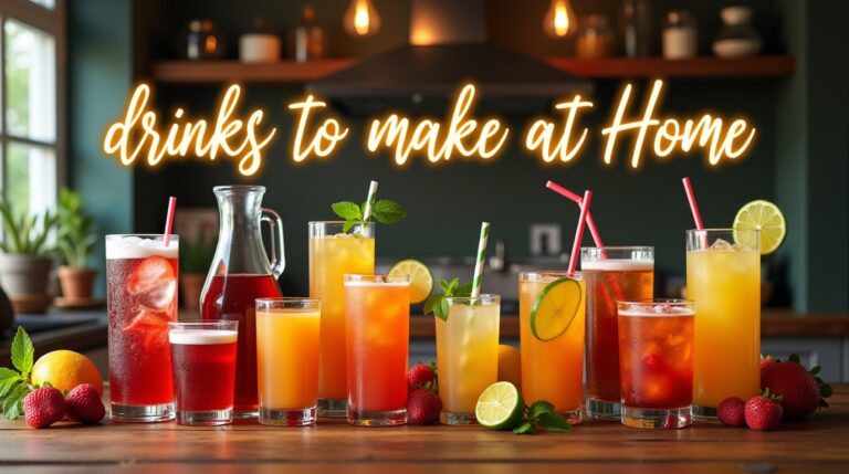 Drinks to Make at Home — Refreshing, Easy, and Delicious