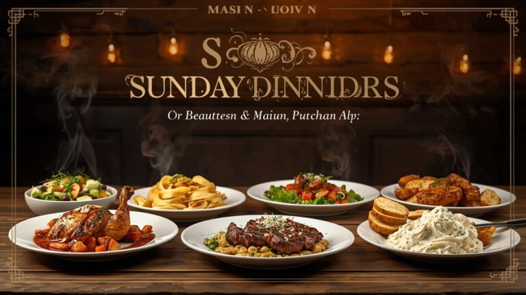 Sunday Dinner Ideas: Easy, Cozy & Delicious Meals to End Your Week Right